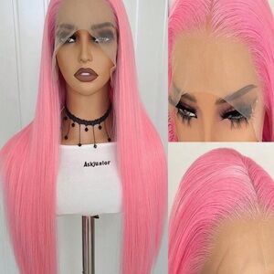 Pink Lace Front Wig